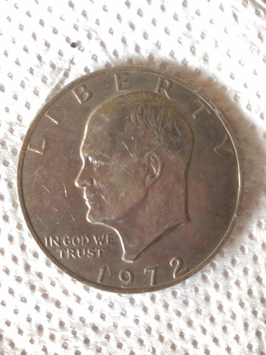 Moneda 1 Dólar Americano 1972 Eisenhower