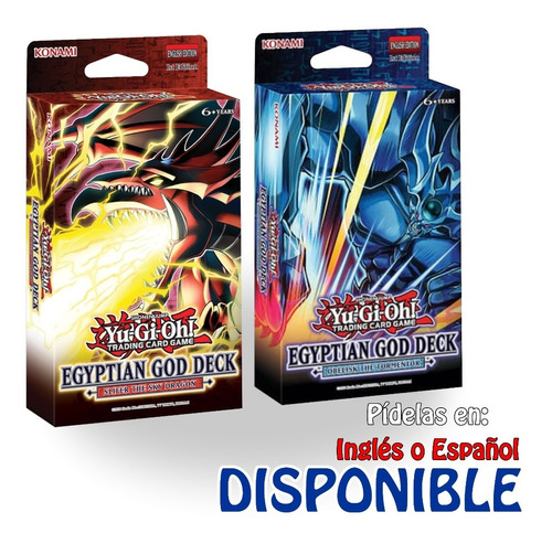 Yu-gi-oh! Tcg - Barajas De Dioses Egipcios Slifer & Obelisk