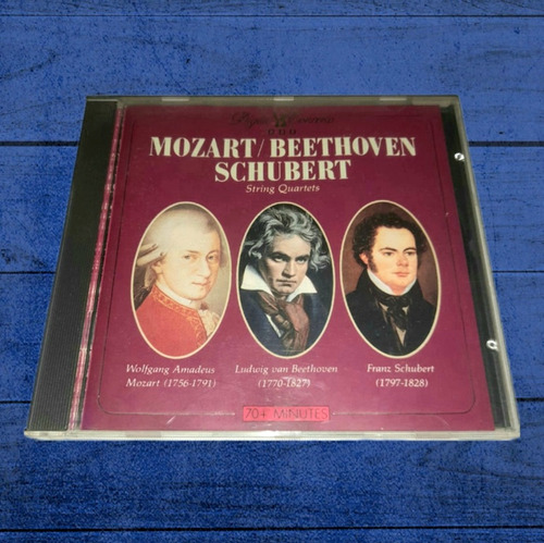 Mozart Beethoven Schubert String Cd Belgium Maceo-disqueria