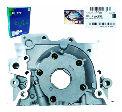 Imagen 6 de 10 de Bomba Aceite Chevrolet Spark 2008 2009 2010 Original