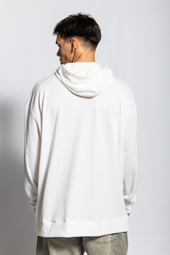 Buzo Hoodie Tejido Oversize Hombre Canguro Capucha Shaffe