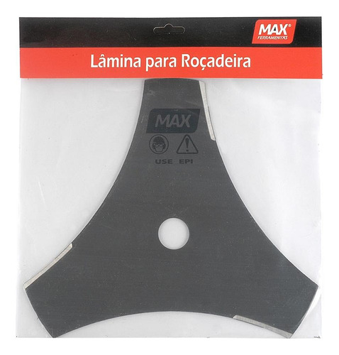 Lamina Rocadeira 3ponta Max Furo 1  25cm   65150