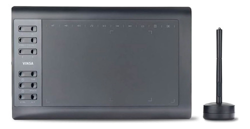 Tableta Gráfica Dibujo Digitalizadora Niveles Presion 10x6 Negro