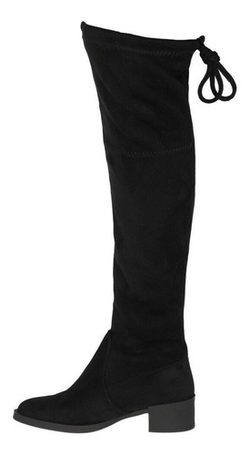 Imagen 2 de 5 de Botas Mujer Larga Dama Oferta Camel Lycra Ajustable