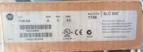 Allen-bradley Modulo Analógico 1746-ni8 Para Plc Slc 500