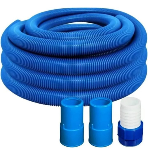 Kit Mangueira 3metro + Ponteira E Adapatadores Para Piscinas Não Se Aplica