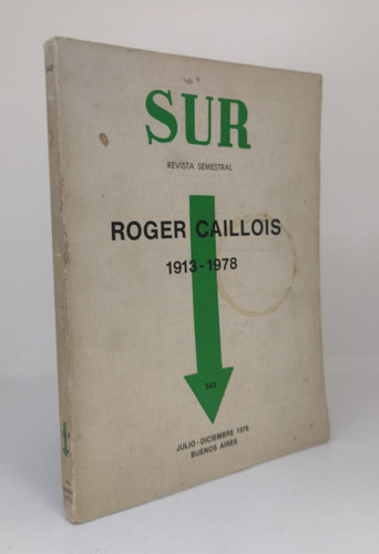 Revista Sur - Roger Caillois - 1913-1978 - Usado