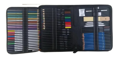 Estuche 72 Lápices De Colores Dibujo Profesional