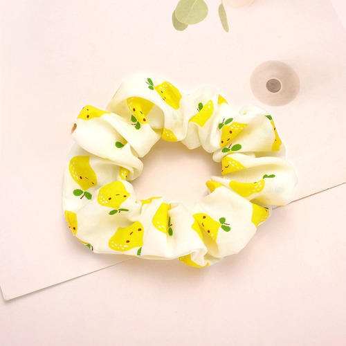 12 Scrunchies Liga Para El Pelo De Flores Accesorios Cabello