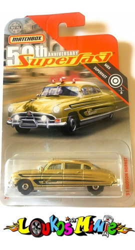 Matchbox ´51 Hudson Hornet Mbx Superfast 50th Lacrado