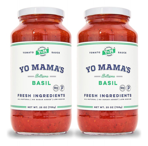 Yo Mama's Foods - Salsa De Pasta De Tomate Y Albahaca Cetogé