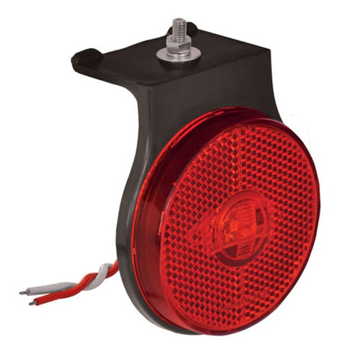 Faro Lateral 12v/24v Redondo. Rojo Led