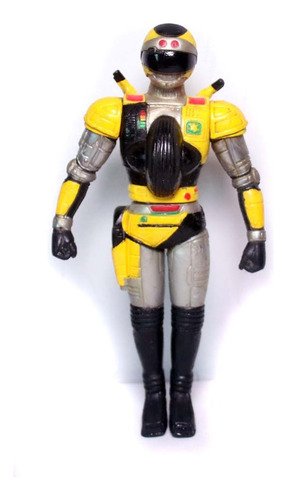 Boneco Bikel Winspector Glasslite Anos 90 Amarelo