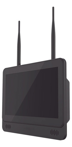 Nvr 4 Megapixel Pantalla Lcd 11.6 4 Canales Ip Antenas Wifi