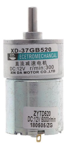 2025 Xd-37gb520 Dc 12v 10w 300rpm Motor De Engrenagem Cw/ccw