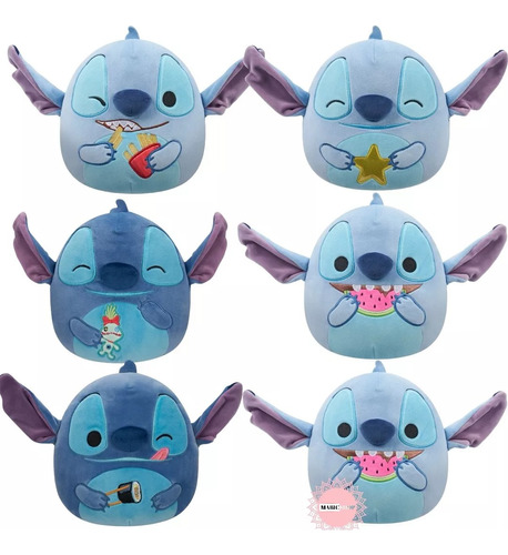 Squishmallows Original Peluches 18cm Stitch Lelab