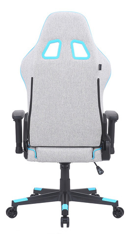 Silla Gamer Kitsune Zephyr Tela Gris/azul Newskill