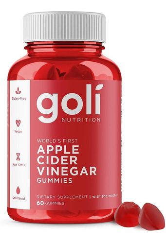 Vinagre Sidra De Manzana Goli Nutrition Inmunidad 60 Gomas