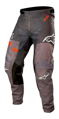 Pantalón Motocross Enduro Alpinestars Racer Flagship Gris