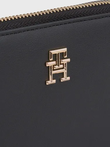 Billetera Pequeña Con Logo Negro Tommy Hilfiger