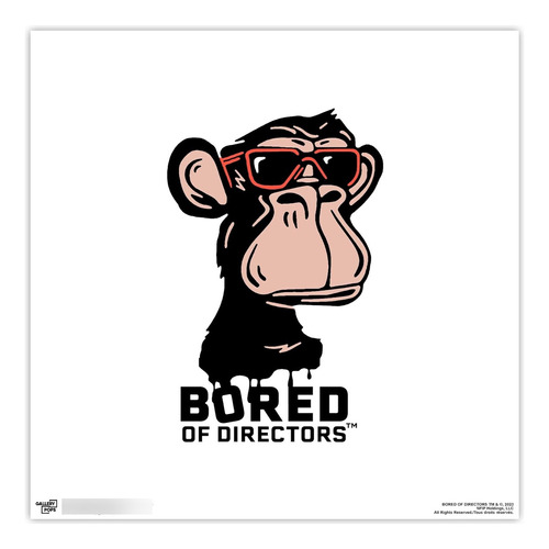 Gallery Pops Bored Of Directors - Logo Wall Art, Unframed Ve