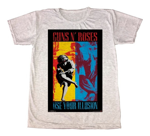 Remera Gunsn Roses Use Your Illusion Spun Adulto/niño Unisex