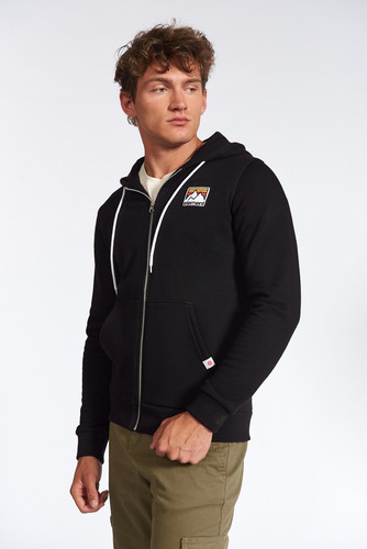 Campera Element Patch Zip Hood Hombre