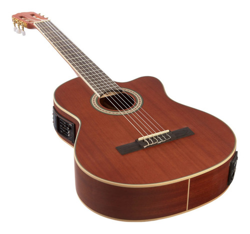 Guitarra Creep Cuerdas Nylon C/corte Eq 5 Bandas C/funda
