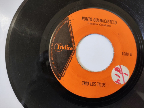 Vinilo Single Trío Los Ticos Himno Nacional De Costa Ric(w97