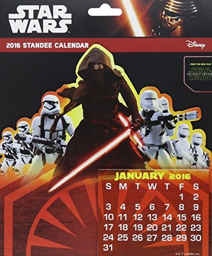 Star Wars Episode Vii 2016 Standee Calendar