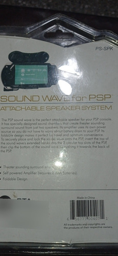 Base De Altavoces Cta Digital Psp Go + Forro Silicone Psp
