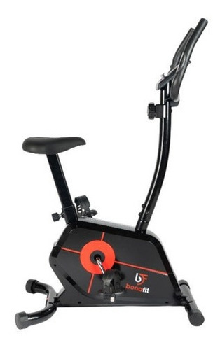 Bicicleta estática magnética Bonafit, 8 cargas, 150 kg, negra