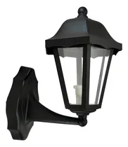 Comprar Farol Aplique Pared Exterior Colonial Pvc Lampara Led E27 Estructura Negro \u002F Soperte Inferior