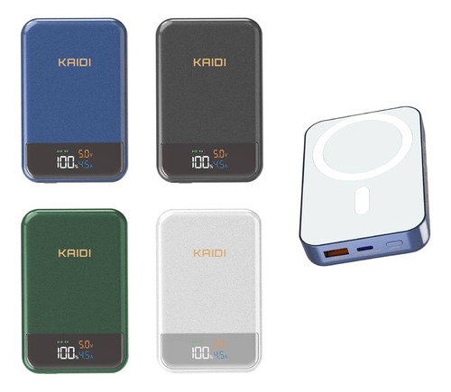 Power Bank Portátil Magnético Magsafe Turbo 10.000mah Kaidi
