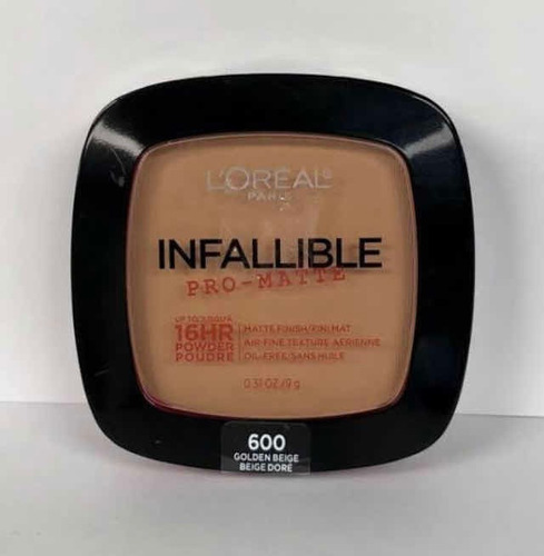 Polvo Loréal Infallible Pro-matte Tono 600 Golden Beige