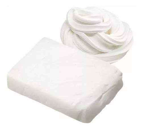 Pasta Masa Arcilla Blanca Para Moldear Secado Al Aire 500gr Color Blanco