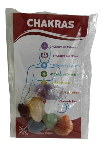 Kit Pedras Dos Sete 7 Chakras P