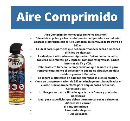 Imagen 8 de 8 de Kit Pasta Térmica + Alcohol Isopropilico +aire Comprimido