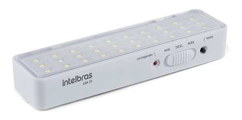 Luz de emergencia Intelbras LEA 30 LED con batería recargable 1 W 220V blanco