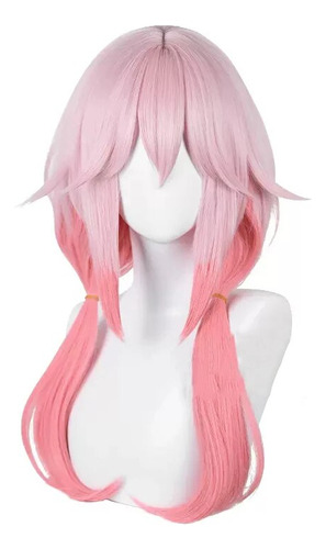 Peluca Yuzuriha Inori Para Cosplay Guilty Crown, Pelo Largo