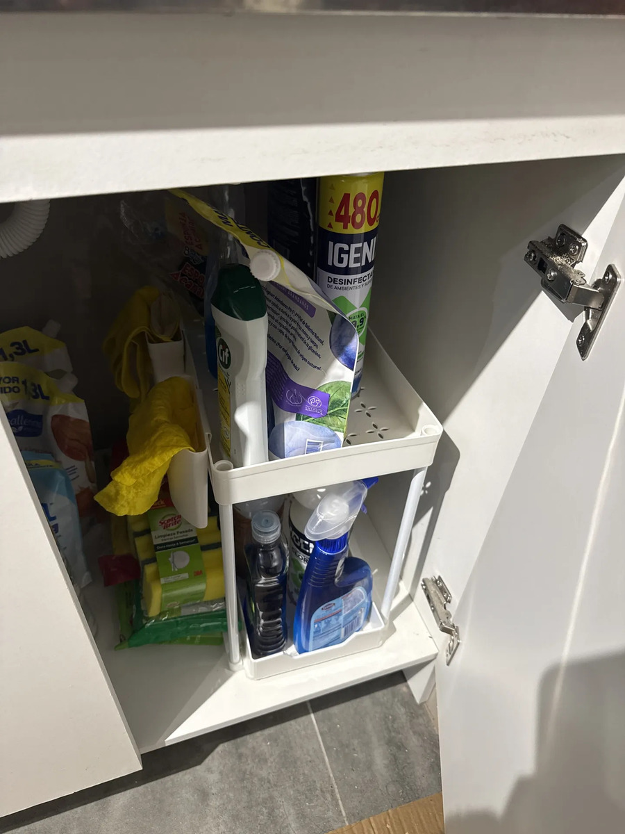 Contenido de cliente de Organizador De Baño Cocina Lavaplatos Deslizante Simple Colo