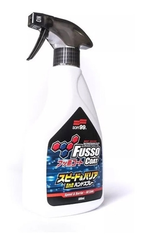 Imagen 1 de 8 de Soft99 Fusso Speed - Spray Wax Cera Rapida En Spray Booster