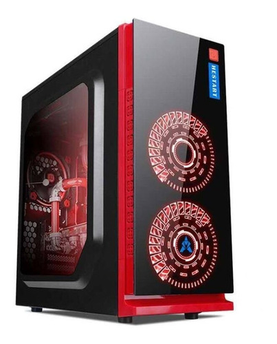 Gabinete Taiding F500 Red Mid Tower Sin Fuente Envio Gratis