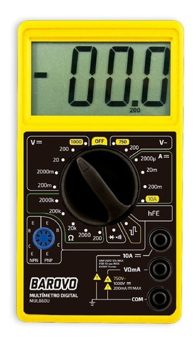 Tester Multimetro Digital +detector De Voltaje Udovo
