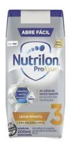 Leche De Formula Liquida Nutrilon Profutura3 200ml X24un