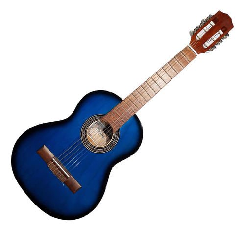 Cuo Guitarra Criolla Clasica Mini Niño Bohemia 10  Azul