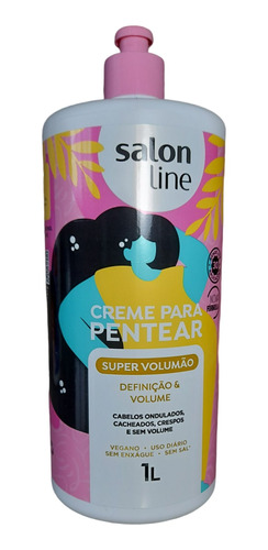 Creme De Pentear Super Volumão Salon Line 1 L