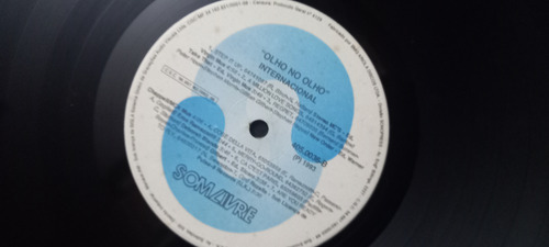 Lp Vinil - Novela - Olho No Olho - Internaconal 1993 Estandar (Usado)