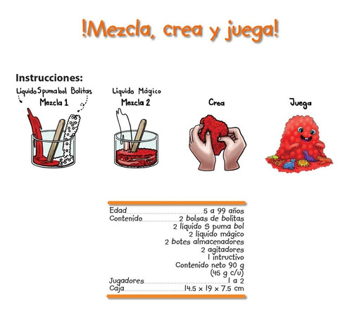 Imagen 2 de 5 de Kit S Puma Bol, Haz Tus Propias Masas Mágicas
