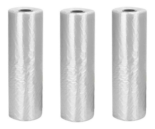 3 Rollos Bolsa 50/70cm Transparente Apx 360pz Lavandería Bio